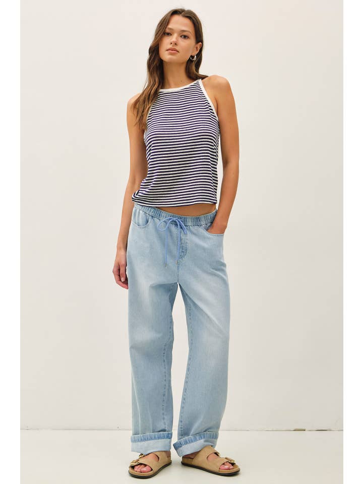 Striped Ringer Tank – Vintage Lily Boutique