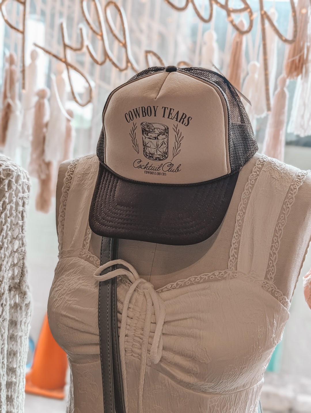 Cowboy Tears Trucker Hat Cowboy Tears Trucker Hat - Etsy main image 4